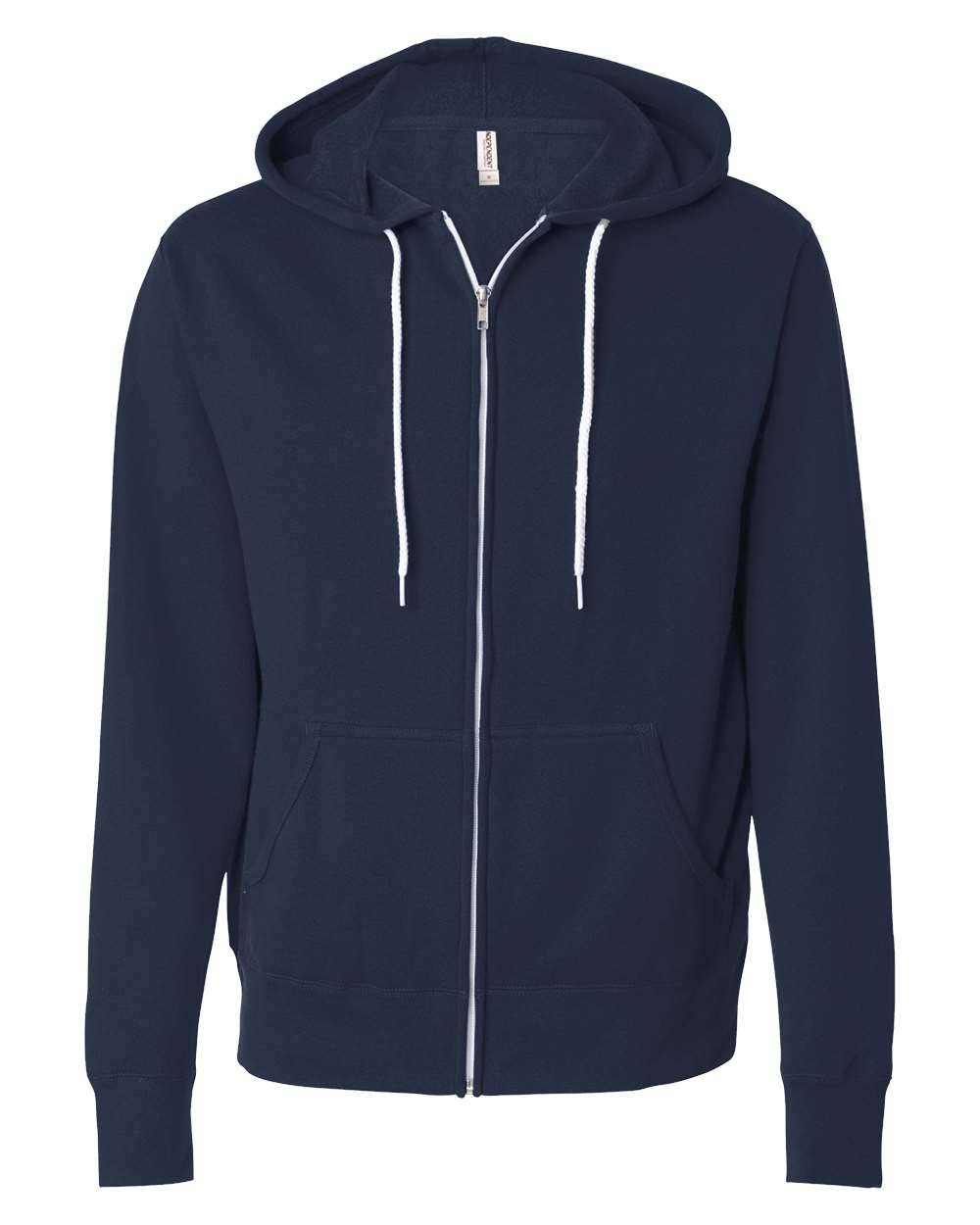 Unisex Lightweight Full-Zip Hoodie – Slim Fit Sweatshirt