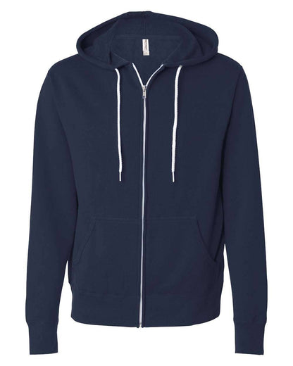 Unisex Lightweight Full-Zip Hoodie – Slim Fit Sweatshirt