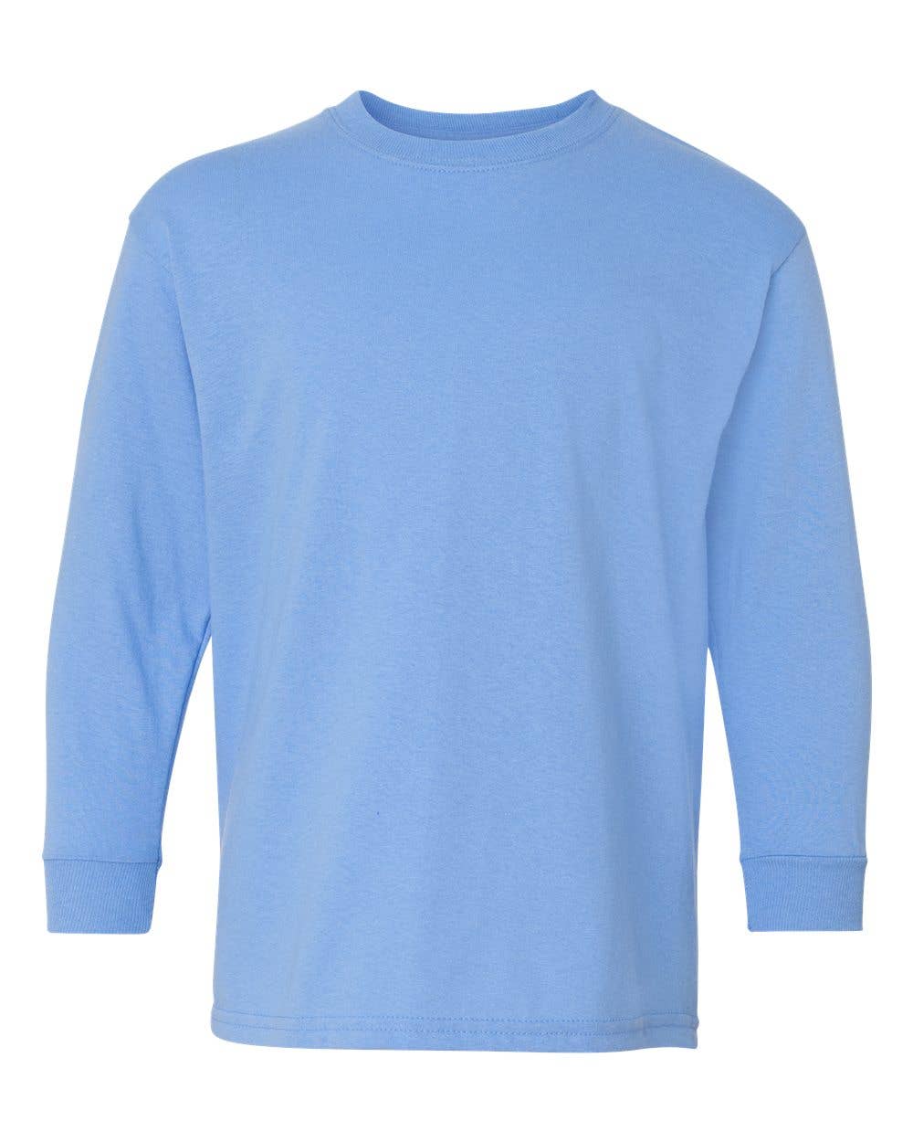 Youth Heavy Cotton Long Sleeve Tee | Soft Durable Comfort