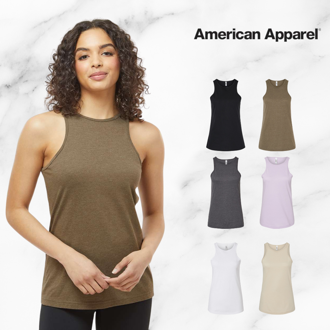 American Apparel Women’s CVC Tank | Shaped Fit Soft Cotton