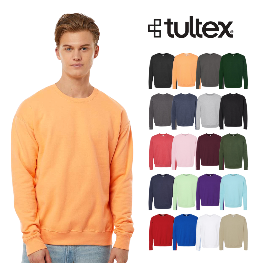 Tultex Heavy Fleece Crewneck Sweatshirt | Cozy Everyday Fit
