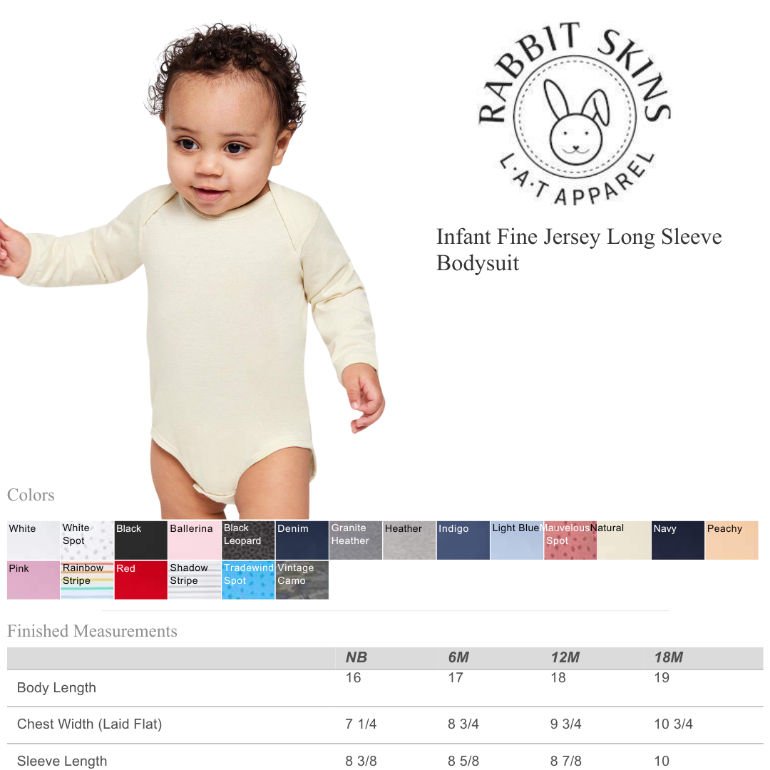 Rabbit Skins Infant Bodysuit | Everyday Soft Wear