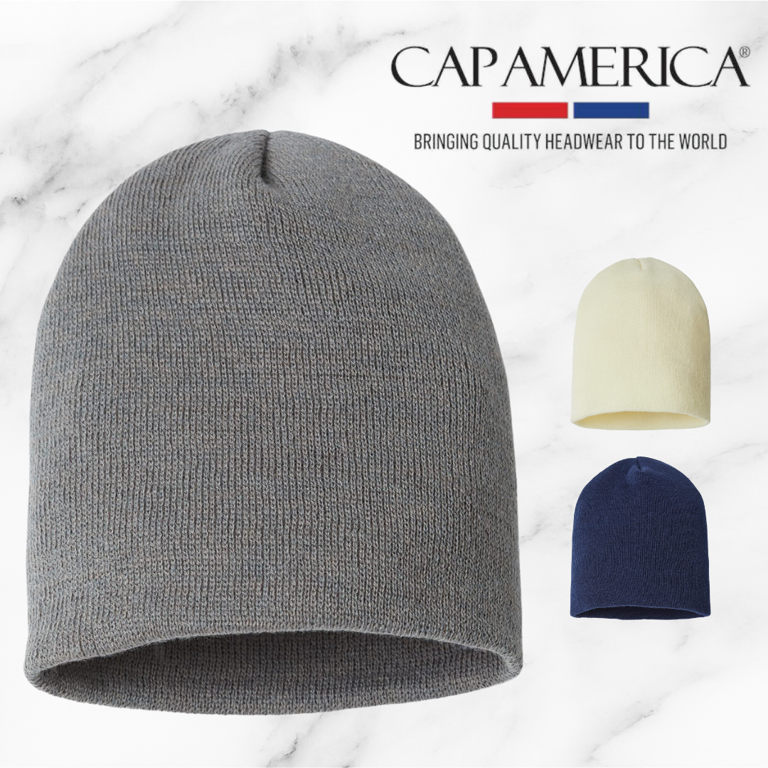 USA-Made Sustainable Beanie | Acrylic Winter Hat