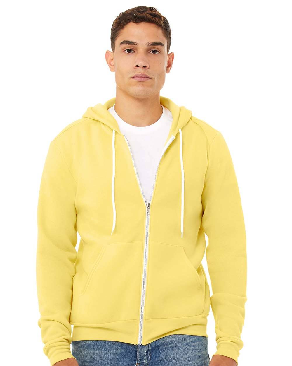 Unisex Sponge Fleece Full-Zip Hoodie | Comfort Soft Cotton