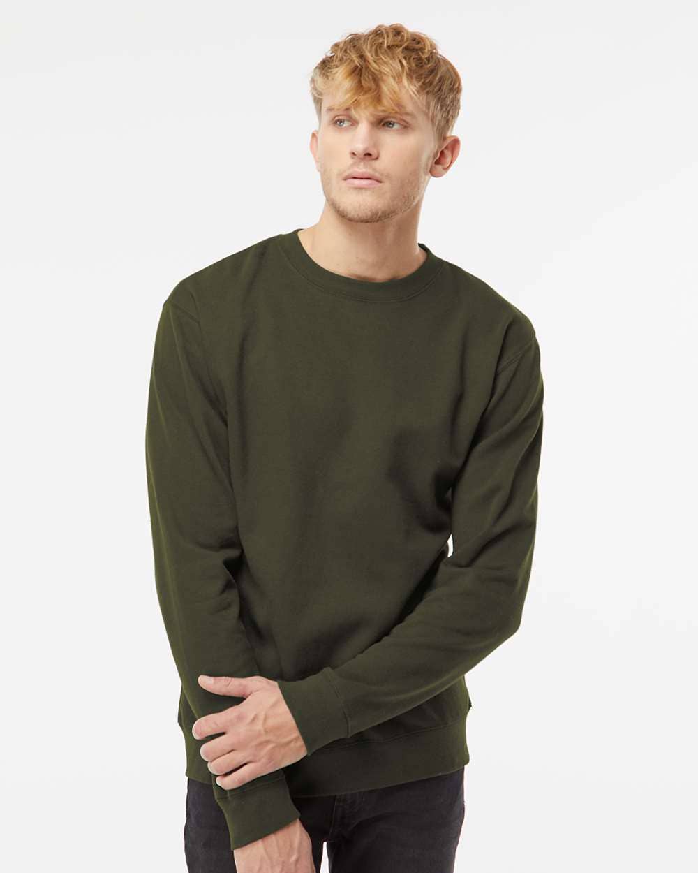 Independent Trading Co Unisex Midweight Crewneck Sweatshirt