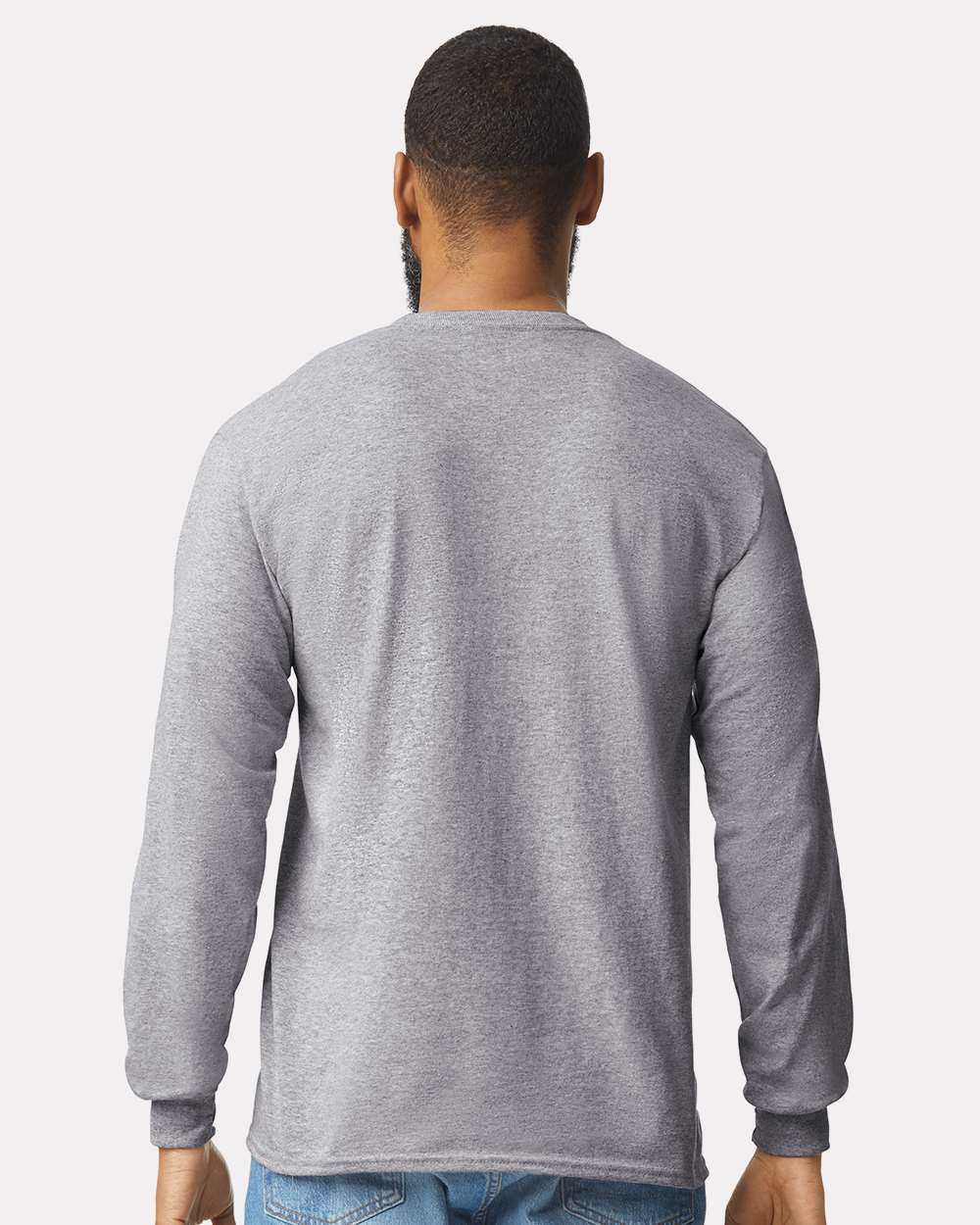 Gildan Ultra Cotton Long Sleeve Pocket Tee | Heavy Classic