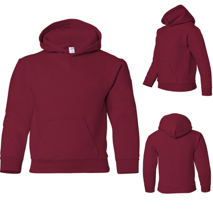 Gildan Youth Heavy Blend Hoodie – Classic Fleece Comfort