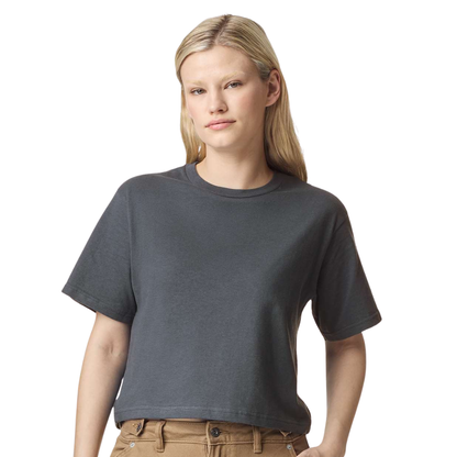 Women’s Boxy Cotton Tee | Everyday Relaxed Style