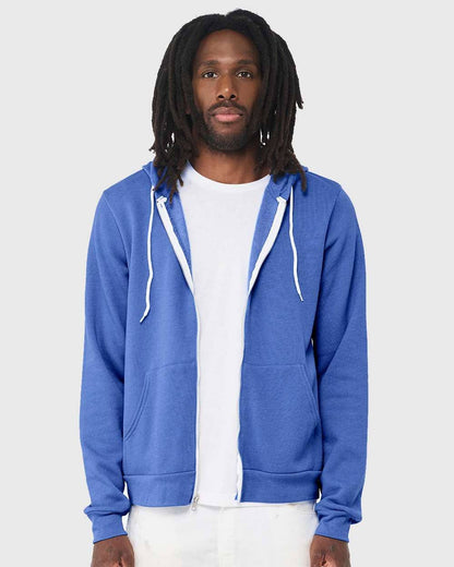 Unisex Sponge Fleece Full-Zip Hoodie | Comfort Soft Cotton