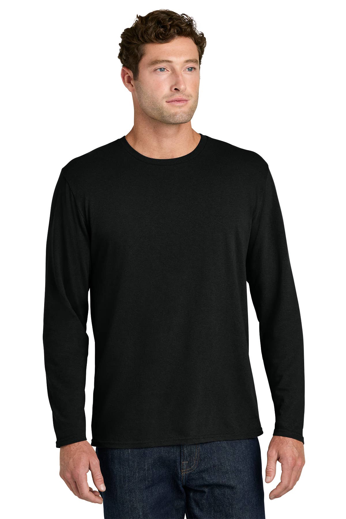 Lightweight Cotton Long Sleeve Tee for Brands Teams & Events