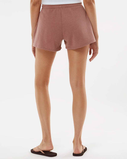 Women’s Lightweight Wave Wash Fleece Shorts with Pockets
