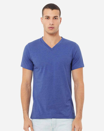 Bella Canvas Unisex V-Neck Heather T-Shirt