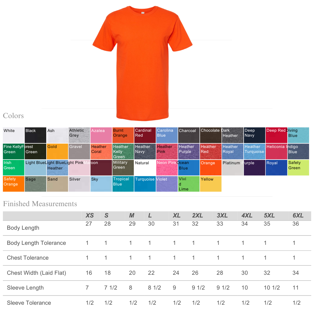Heather Soft Touch Bulk T-Shirts – M&O 4800