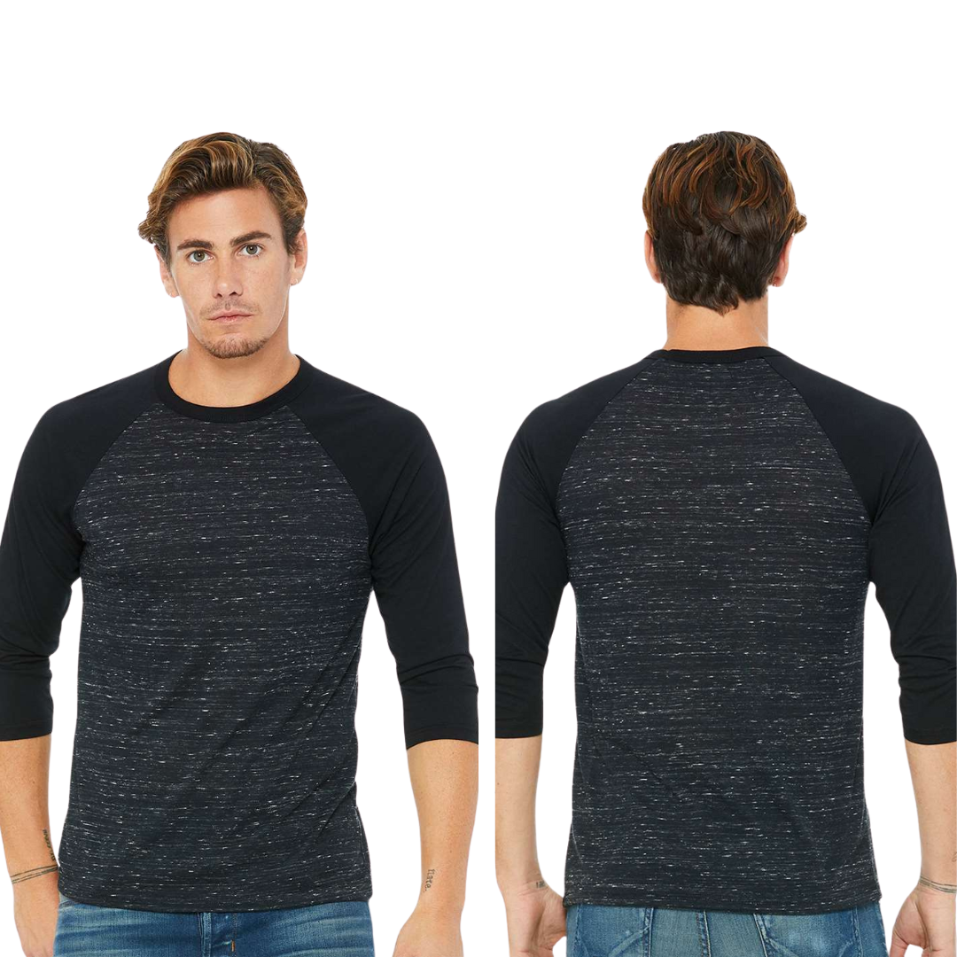 Unisex 3/4 Sleeve Baseball Tee | Premium Soft Long Sleeve