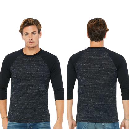 Unisex 3/4 Sleeve Baseball Tee | Premium Soft Long Sleeve
