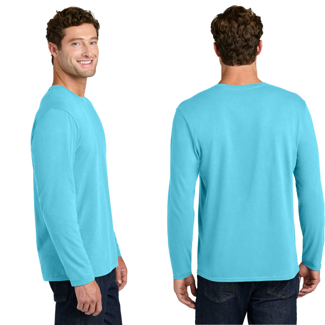 Lightweight Cotton Long Sleeve Tee for Brands Teams & Events