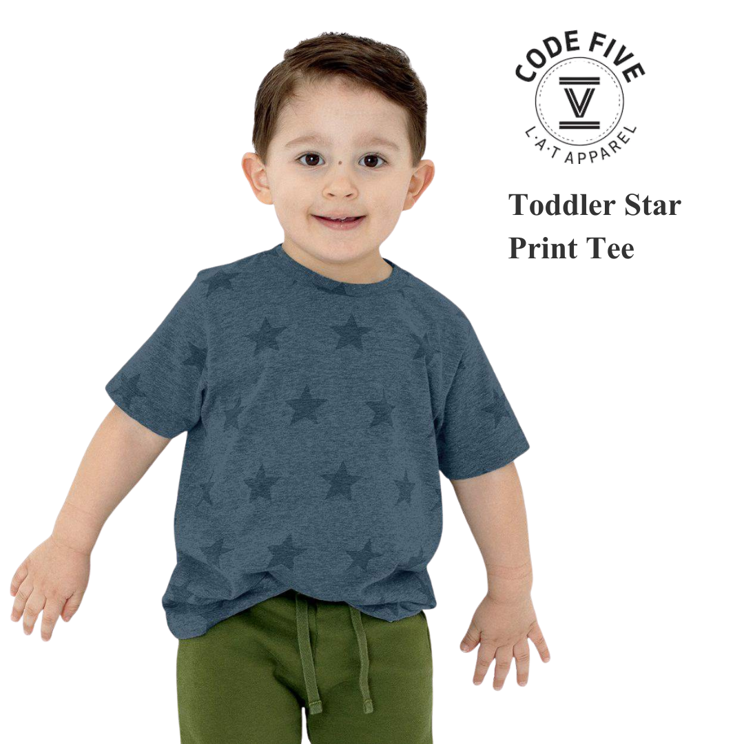 Toddler Star Tee | Soft Vintage Jersey | Everyday Favorite