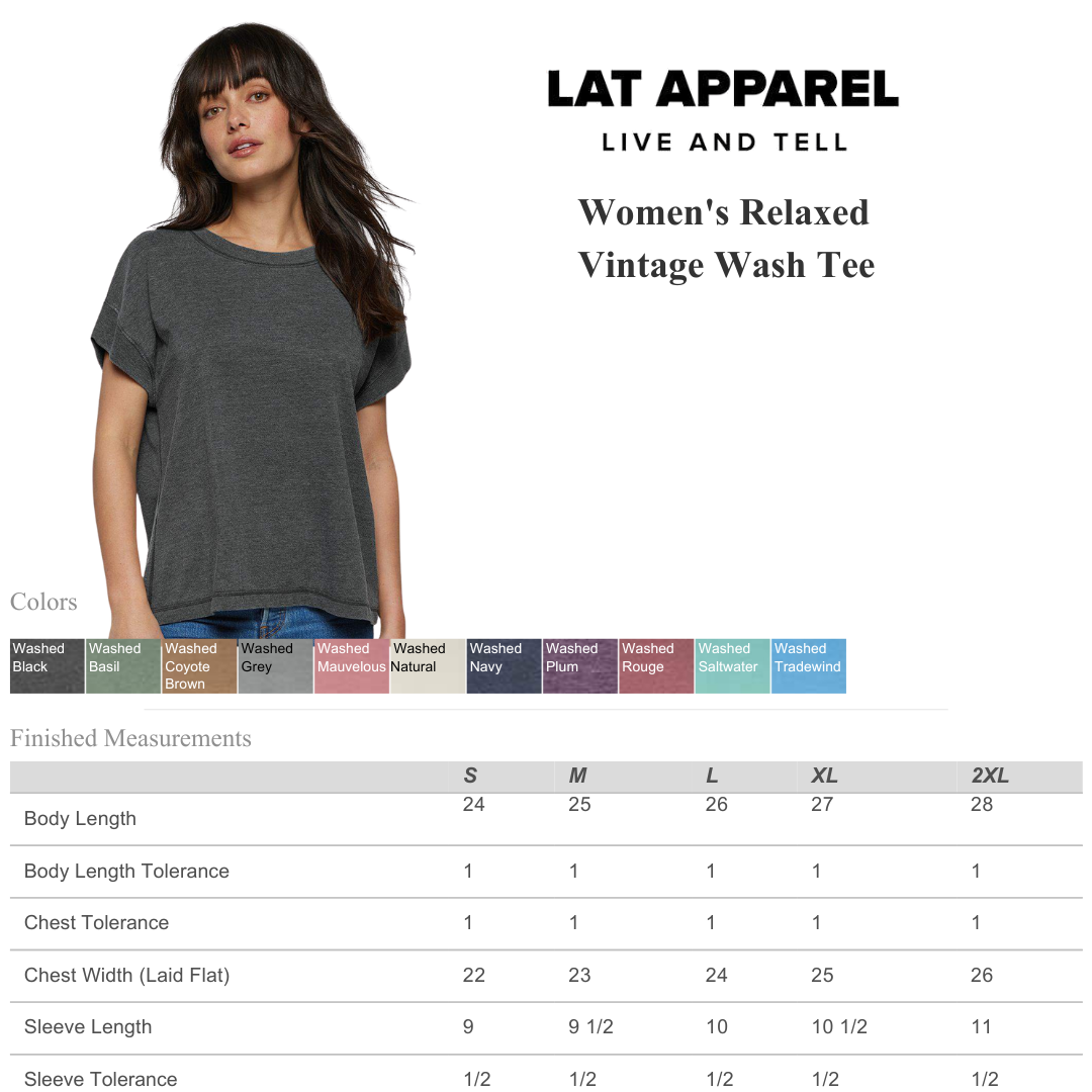 Women’s Vintage Wash Relaxed Tee | Soft Everyday Essential