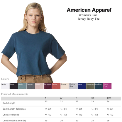 Women’s Boxy Cotton Tee | Everyday Relaxed Style