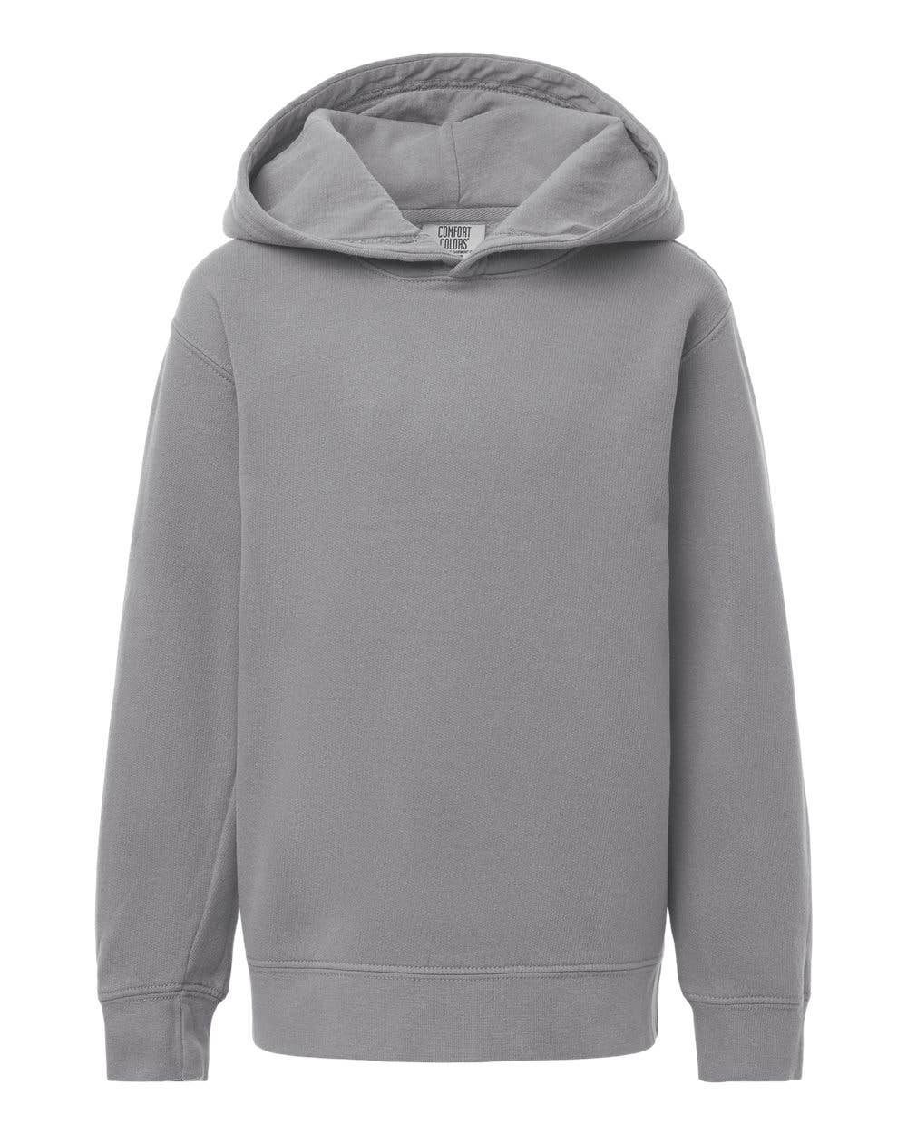 Kids Lightweight Fleece Hoodie Soft Ring-Spun Cotton Comfort