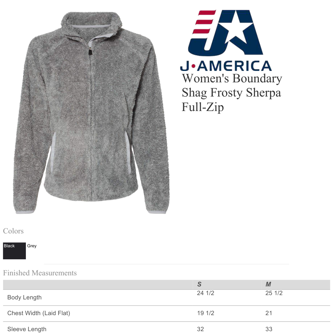 Women’s Frosty Sherpa Full-Zip Jacket | Cozy & Warm