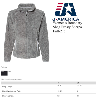 Women’s Frosty Sherpa Full-Zip Jacket | Cozy & Warm