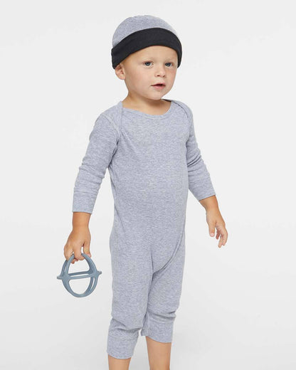 Rabbit Skins Infant Long Leg Rib Bodysuit – Soft Cotton