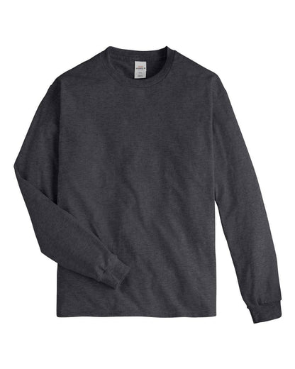 Hanes Long Sleeve Tee | 100% Cotton Classic Soft & Comfort