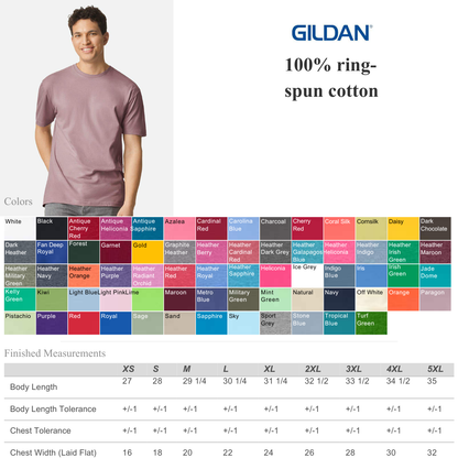 Gildan 64000 Softstyle Tee – Unisex Lightweight Comfort
