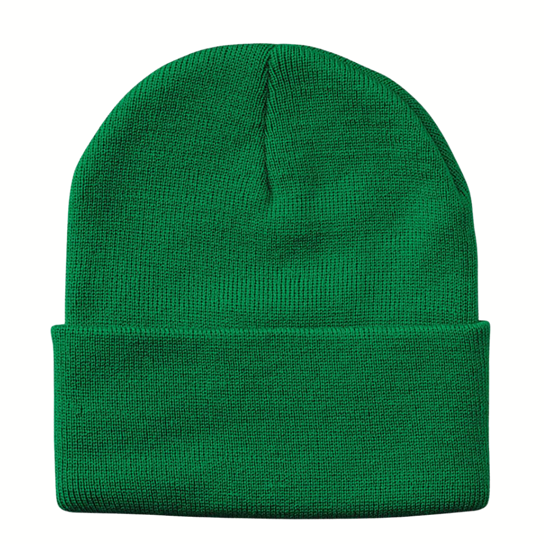Premium 12” Cuffed Knit Beanie – Warm, Soft & Unisex Winter