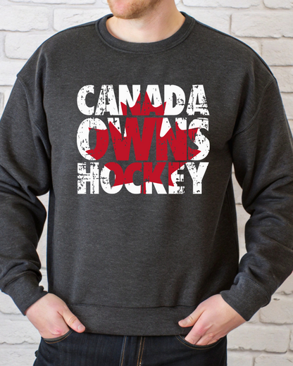 🏒 Canada Owns Hockey Sweatshirt