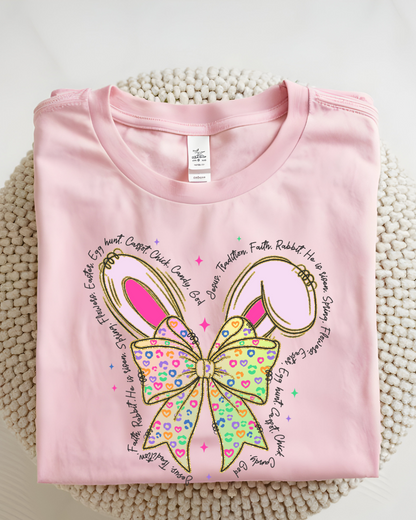 🐰 Easter Bunny Bow T-Shirt 🎀