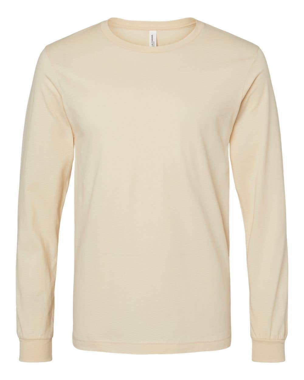 Unisex Soft Cotton Long Sleeve Tee | Bella + Canvas