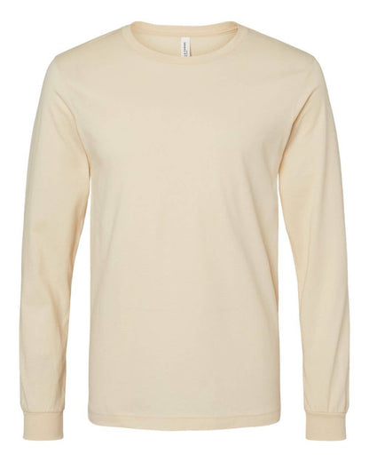 Unisex Soft Cotton Long Sleeve Tee | Bella + Canvas