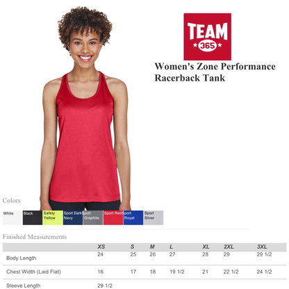 Women’s Athletic Racerback Tank – Breathable Performance Fit