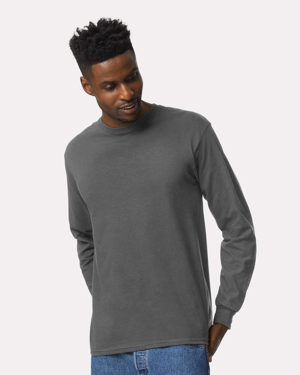Ultra Cotton Long Sleeve Shirt Classic Fit Heavyweight
