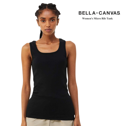 Women’s Micro Rib Tank Top – Slim Fit Everyday Essential