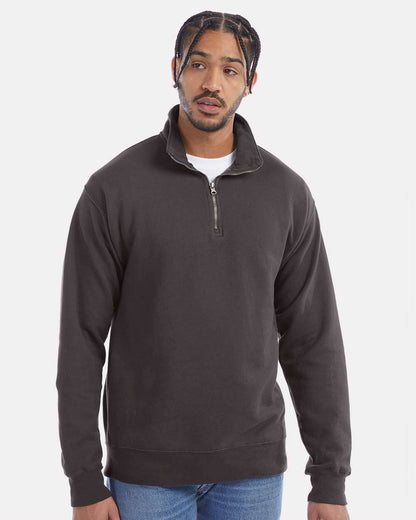 ComfortWash Unisex Quarter-Zip Pullover | Soft Vintage Feel
