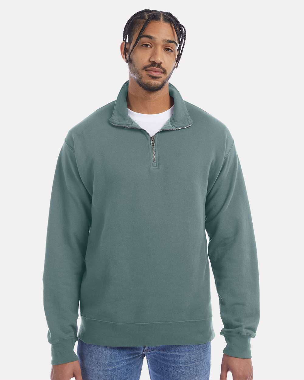 ComfortWash Quarter-Zip Pullover | Premium Garment-Dyed Flee
