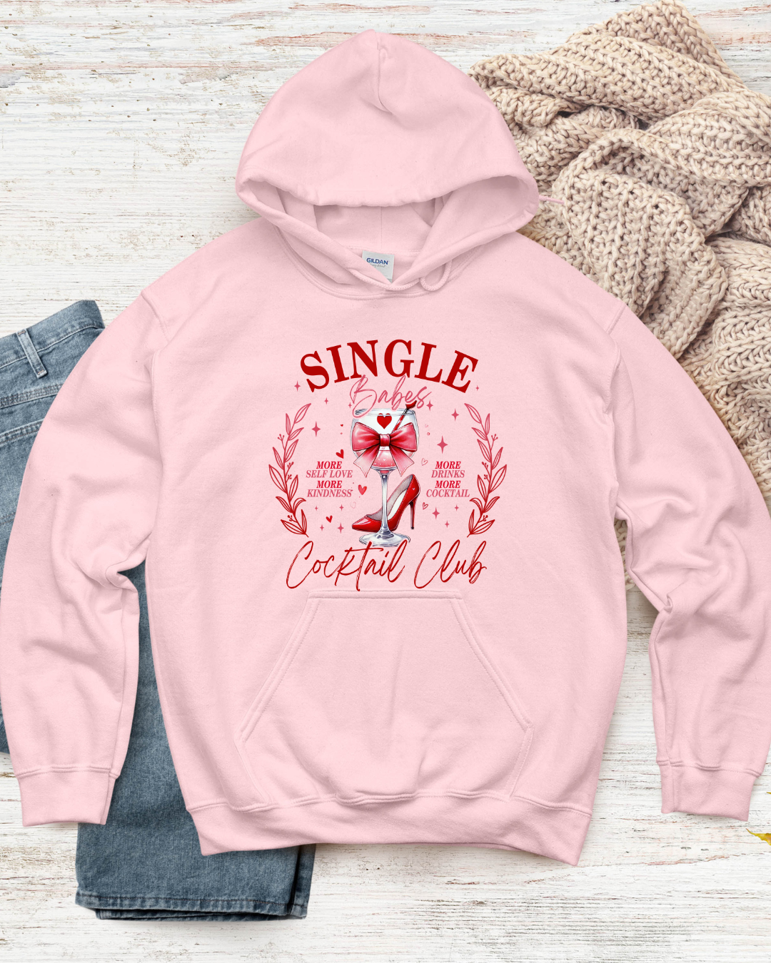 Single Cocktail Club Hoodie