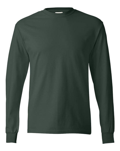 Hanes Long Sleeve Tee | 100% Cotton Classic Soft & Comfort