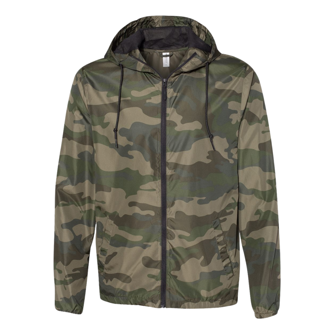 Men’s Lightweight Windbreaker Jacket – Wholesale Full Zip