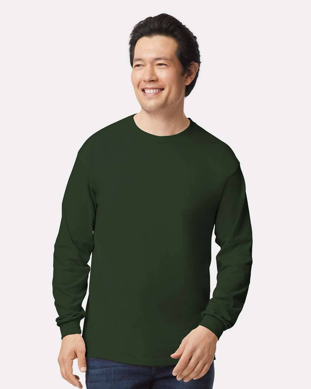 Ultra Cotton Long Sleeve Shirt Classic Fit Heavyweight