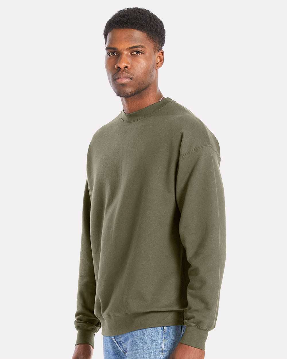 Hanes Fleece Crewneck Sweatshirt – Soft Cotton Midweight