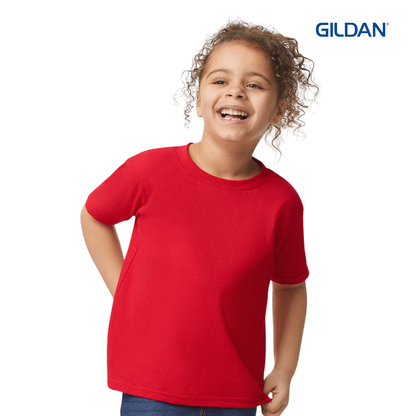 Toddler Heavy Cotton T-Shirt Soft Everyday Essential (2T–6)
