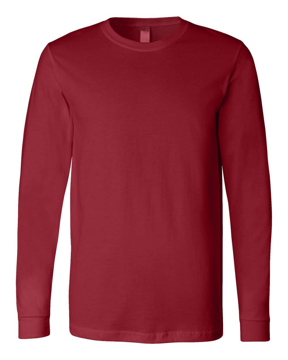 Unisex Soft Cotton Long Sleeve Tee | Bella + Canvas