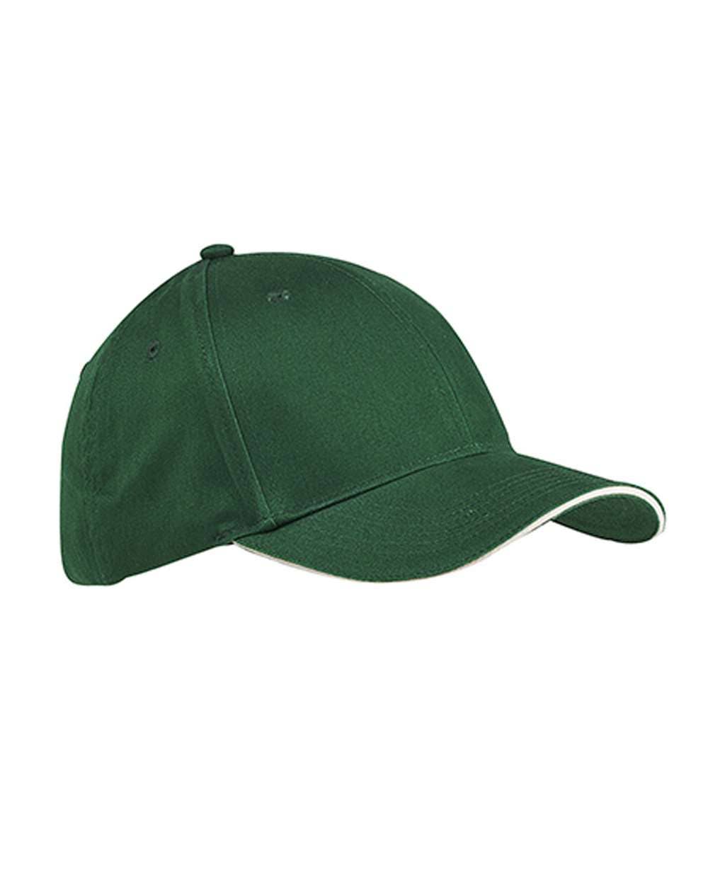 Brushed Twill Cotton Sandwich Cap – Adjustable Fit