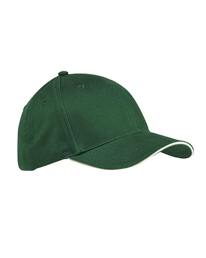 Brushed Twill Cotton Sandwich Cap – Adjustable Fit