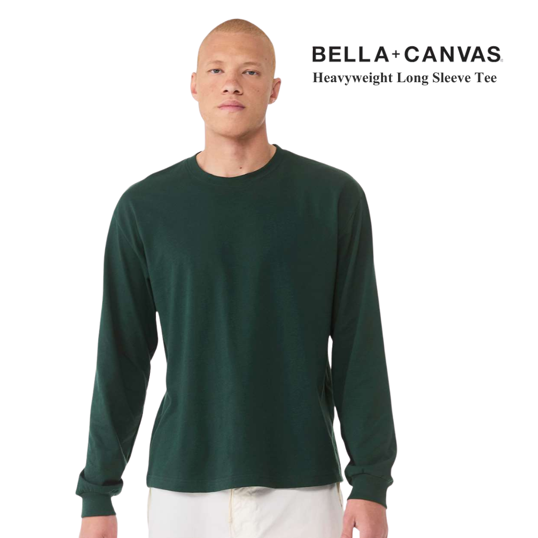 BELLA + CANVAS Heavyweight Long Sleeve Tee Relaxed Fit