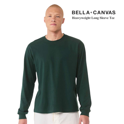 BELLA + CANVAS Heavyweight Long Sleeve Tee Relaxed Fit